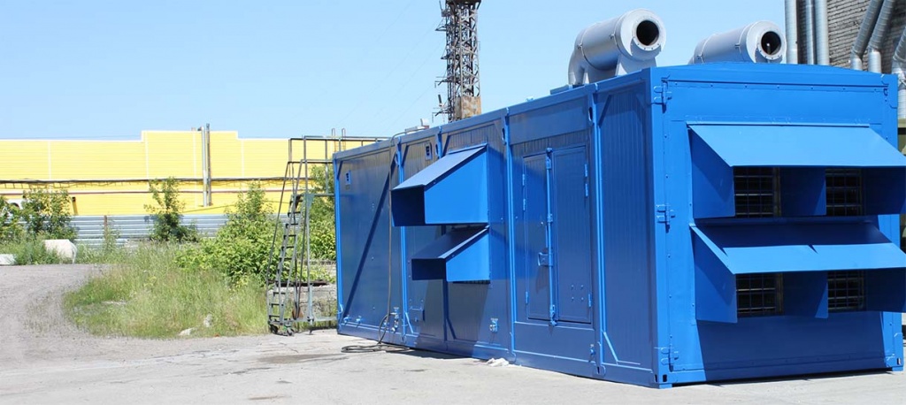 фото Высоковольтная ДГУ ЭТРО 1,8 МВт в утепленном контейнере «Север»